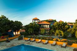 True Blue Bay Resort, Grenada. Pool area.